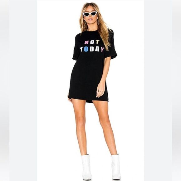❄️SALE❄️’Not Today' T-Shirt Dress - Picture 2 of 8